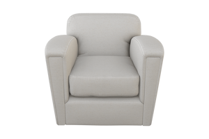Moss Home Coco Chair – Modern Classic Club Chair In Luxurious Hot Seat Vanilla Fabric For Ultimate Comfort Vanilla 90% Polyester,10% Linen Coco-cha-33-hotvan