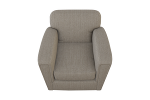 Moss Home Coco Chair - Luxurious Low Key Cement Fabric For Modern Comfort & Timeless Style In Any Space Cement 100% Polyester Coco-cha-33-lowcem