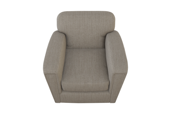 Moss Home Coco Chair - Luxurious Low Key Cement Fabric For Modern Comfort & Timeless Style In Any Space Cement 100% Polyester Coco-cha-33-lowcem