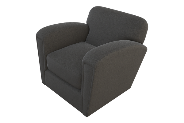 Moss Home Coco Chair - Modern Classic Club Chair Redefined For Ultimate Comfort And Timeless Elegance Anthracite 54% Polyester 36% Viscose 10% Linen Coco-cha-33-offant