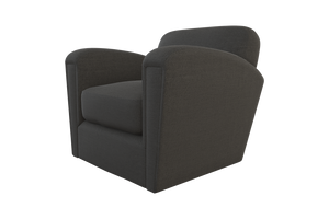 Moss Home Coco Chair - Modern Classic Club Chair Redefined For Ultimate Comfort And Timeless Elegance Anthracite 54% Polyester 36% Viscose 10% Linen Coco-cha-33-offant
