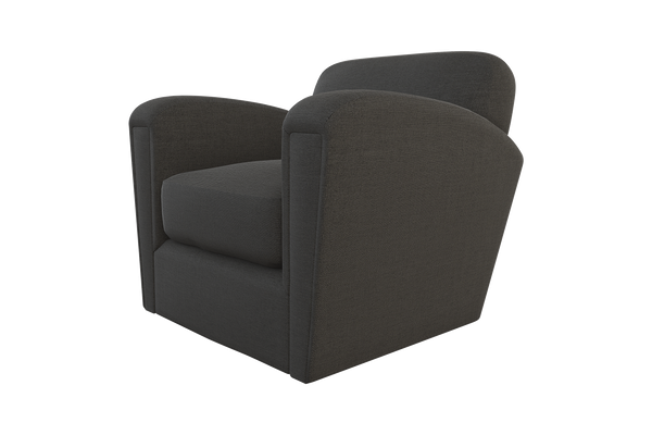 Moss Home Coco Chair - Modern Classic Club Chair Redefined For Ultimate Comfort And Timeless Elegance Anthracite 54% Polyester 36% Viscose 10% Linen Coco-cha-33-offant