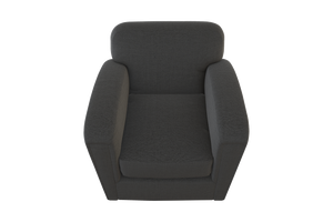 Moss Home Coco Chair - Modern Classic Club Chair Redefined For Ultimate Comfort And Timeless Elegance Anthracite 54% Polyester 36% Viscose 10% Linen Coco-cha-33-offant