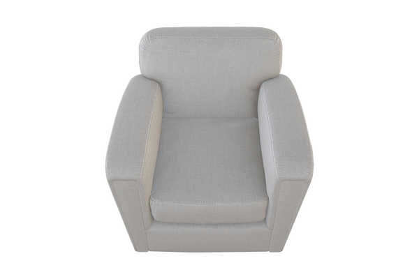 Moss Home Coco Chair - Modern Classic Club Chair Redefined For Ultimate Comfort And Timeless Elegance Ash 54% Polyester 36% Viscose 10% Linen Coco-cha-33-offash