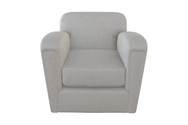 Moss Home Coco Chair - Modern Classic Club Chair Redefined For Ultimate Comfort And Timeless Elegance Ash 54% Polyester 36% Viscose 10% Linen Coco-cha-33-offash