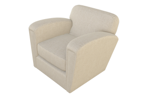 Moss Home Coco Chair - Modern Classic Club Chair Redefined For Ultimate Comfort And Timeless Elegance Natural 54% Polyester 36% Viscose 10% Linen Coco-cha-33-offnat