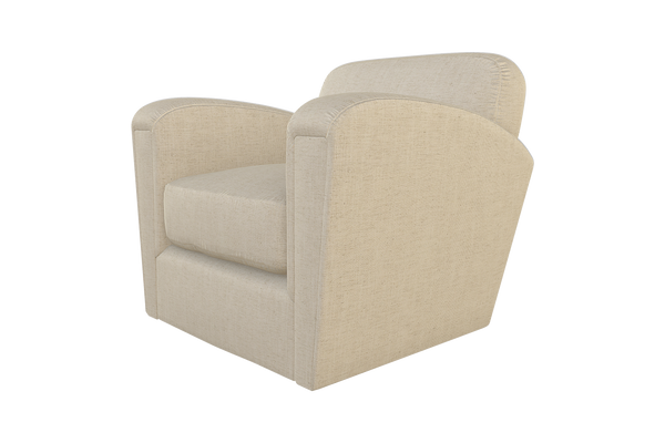 Moss Home Coco Chair - Modern Classic Club Chair Redefined For Ultimate Comfort And Timeless Elegance Natural 54% Polyester 36% Viscose 10% Linen Coco-cha-33-offnat