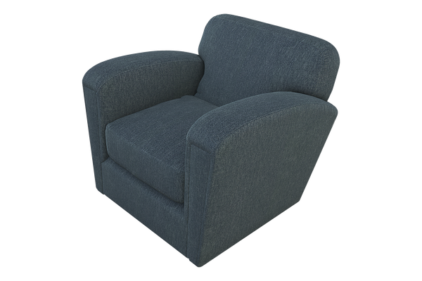 Moss Home Coco Chair: Timeless Club Chair Redefined For Modern Comfort And Stylish Living Spaces Denim 100% Polyester Coco-cha-33-shoden