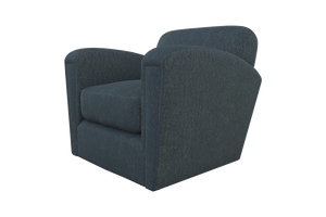 Moss Home Coco Chair: Timeless Club Chair Redefined For Modern Comfort And Stylish Living Spaces Denim 100% Polyester Coco-cha-33-shoden