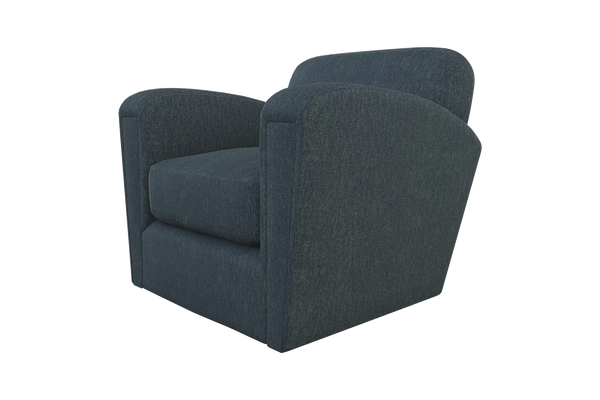 Moss Home Coco Chair: Timeless Club Chair Redefined For Modern Comfort And Stylish Living Spaces Denim 100% Polyester Coco-cha-33-shoden