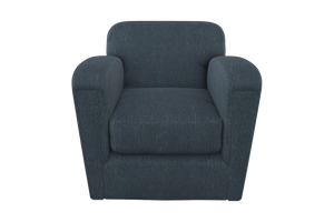 Moss Home Coco Chair: Timeless Club Chair Redefined For Modern Comfort And Stylish Living Spaces Denim 100% Polyester Coco-cha-33-shoden