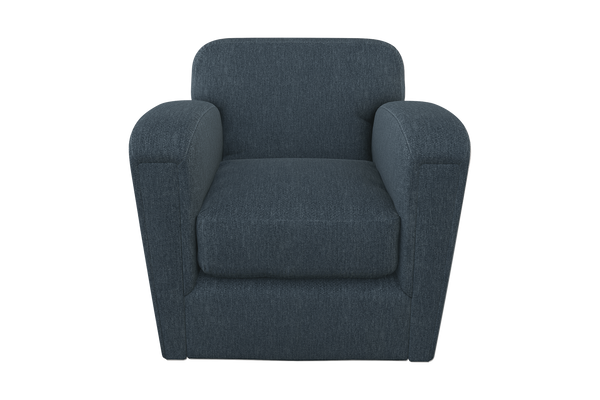 Moss Home Coco Chair: Timeless Club Chair Redefined For Modern Comfort And Stylish Living Spaces Denim 100% Polyester Coco-cha-33-shoden