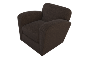 Moss Home Coco Chair: Timeless Club Chair Redefined For Modern Comfort And Stylish Living Spaces Espresso 100% Polyester Coco-cha-33-shoesp