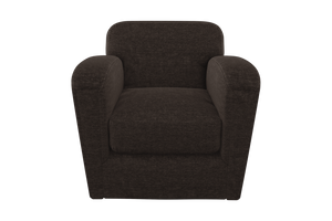 Moss Home Coco Chair: Timeless Club Chair Redefined For Modern Comfort And Stylish Living Spaces Espresso 100% Polyester Coco-cha-33-shoesp