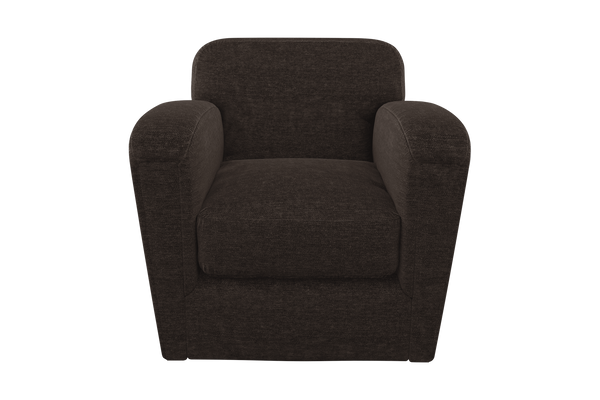 Moss Home Coco Chair: Timeless Club Chair Redefined For Modern Comfort And Stylish Living Spaces Espresso 100% Polyester Coco-cha-33-shoesp