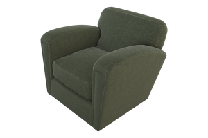 Moss Home Coco Chair - Timeless Club Chair Redefined For Modern Comfort And Stylish Living Spaces Forest 100% Polyester Coco-cha-33-stufor