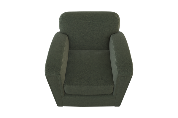 Moss Home Coco Chair - Timeless Club Chair Redefined For Modern Comfort And Stylish Living Spaces Forest 100% Polyester Coco-cha-33-stufor