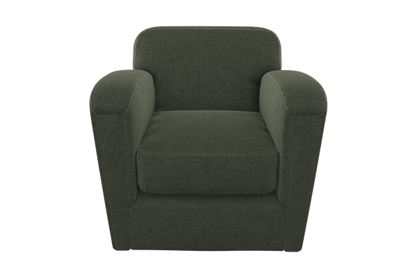 Moss Home Coco Chair - Timeless Club Chair Redefined For Modern Comfort And Stylish Living Spaces Forest 100% Polyester Coco-cha-33-stufor