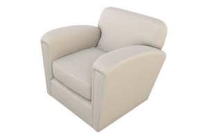 Moss Home Coco Chair - Timeless Club Chair Redefined For Modern Comfort And Stylish Living Spaces Ivory 100% Polyester Coco-cha-33-stuivo