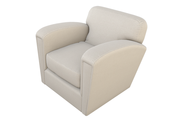 Moss Home Coco Chair - Timeless Club Chair Redefined For Modern Comfort And Stylish Living Spaces Ivory 100% Polyester Coco-cha-33-stuivo