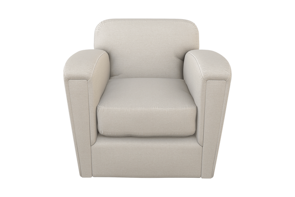 Moss Home Coco Chair - Timeless Club Chair Redefined For Modern Comfort And Stylish Living Spaces Ivory 100% Polyester Coco-cha-33-stuivo
