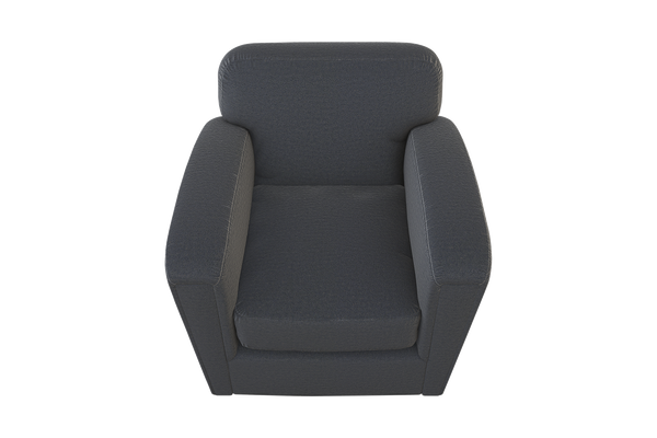 Moss Home Coco Chair - Timeless Club Chair Redefined For Modern Comfort And Stylish Living Spaces Slate 100% Polyester Coco-cha-33-stusla