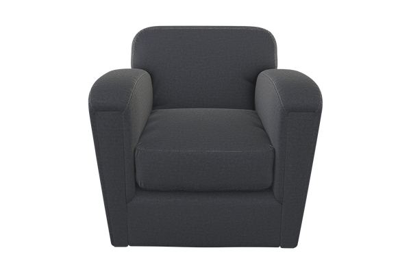 Moss Home Coco Chair - Timeless Club Chair Redefined For Modern Comfort And Stylish Living Spaces Slate 100% Polyester Coco-cha-33-stusla