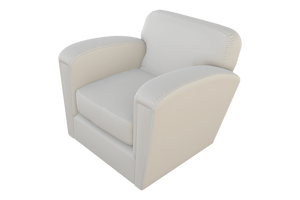 Moss Home Coco Chair - Timeless Club Chair Redefined For Modern Comfort And Stylish Living Spaces Snow 100% Polyester Coco-cha-33-stusno