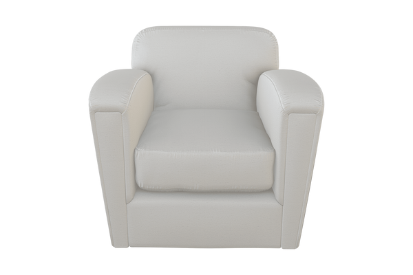 Moss Home Coco Chair - Timeless Club Chair Redefined For Modern Comfort And Stylish Living Spaces Snow 100% Polyester Coco-cha-33-stusno