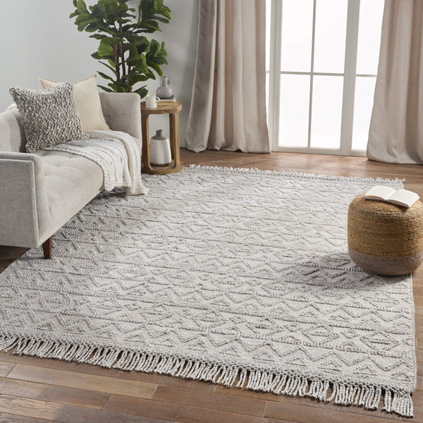 Jaipur Living Jaipur Living Cosette Handwoven Boucle Geometric Pet Yarn Indoor Outdoor Area Rug 5' x 8' RUG150769