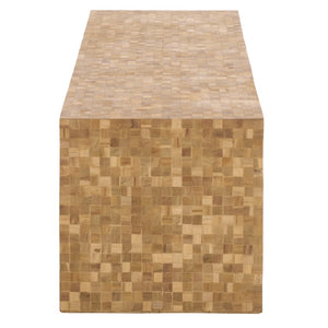 Safavieh Francisco Reclaimed Teak Square Coffee Table Eco Industrial Low Profile Living Room COF1000A