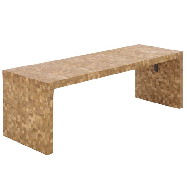 Safavieh Francisco Reclaimed Teak Square Coffee Table Eco Industrial Low Profile Living Room COF1000A