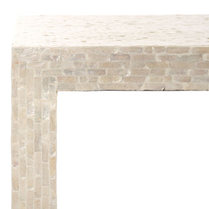 Safavieh Scarlett Rectangle Coffee Table – Elegant Natural Capiz Design For Timeless Home Décor & Style Natural Mdf Solid Wood ,Capiz Cof1802a