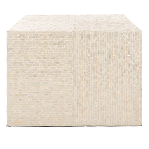 Safavieh Scarlett Rectangle Coffee Table – Elegant Natural Capiz Design For Timeless Home Décor & Style Natural Mdf Solid Wood ,Capiz Cof1802a