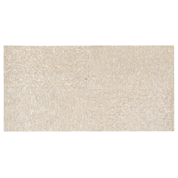 Safavieh Scarlett Rectangle Coffee Table – Elegant Natural Capiz Design For Timeless Home Décor & Style Natural Mdf Solid Wood ,Capiz Cof1802a