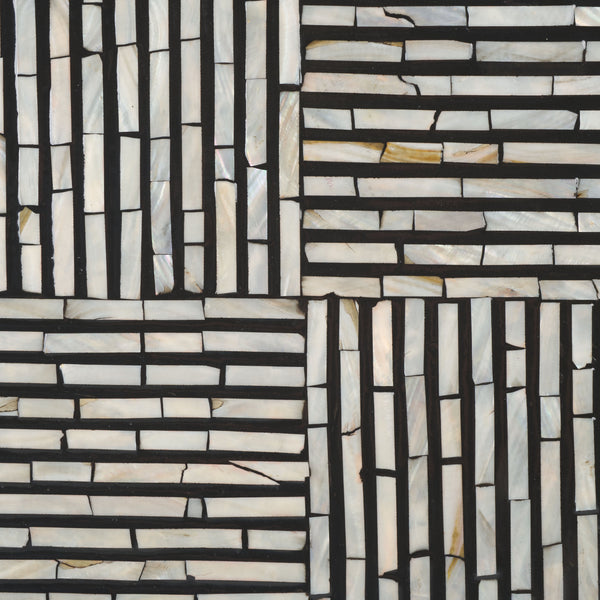 Safavieh Hamza Round Coffee Table - Elegant Black Mother Of Pearl Design, Modern Luxury For Your Living Space Multi ,Black Mdf Solid Wood ,Mop Cof1804a