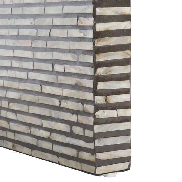 Safavieh Hamza Rectangle Coffee Table – Elegant Black With Unique Mother Of Pearl Inlays For Sophisticated Style Multi ,Black Mdf Solid Wood ,Mop Cof1805a