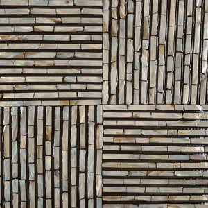 Safavieh Hamza Rectangular Prism Coffee Table - Modern Black With Opulent Mother Of Pearl Accent Design Multi ,Black Mdf Solid Wood ,Mop Cof1806a