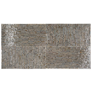 Safavieh Hamza Rectangular Prism Coffee Table - Modern Black With Opulent Mother Of Pearl Accent Design Multi ,Black Mdf Solid Wood ,Mop Cof1806a