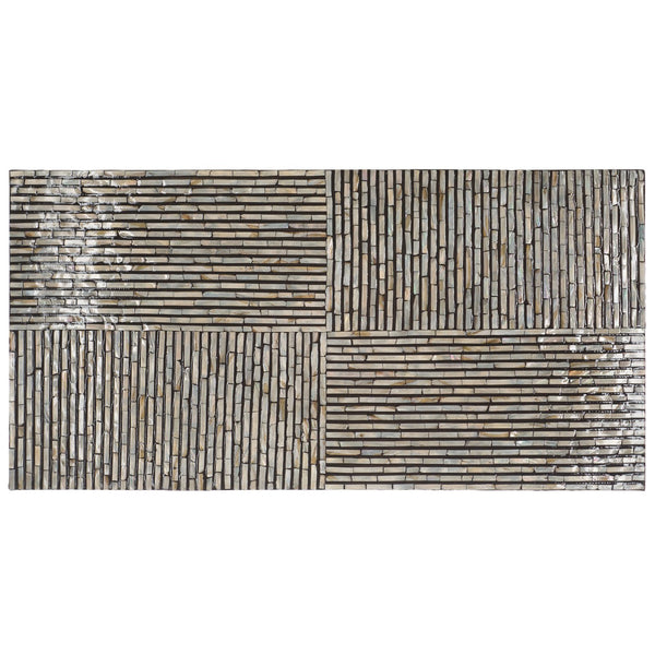 Safavieh Hamza Rectangular Prism Coffee Table - Modern Black With Opulent Mother Of Pearl Accent Design Multi ,Black Mdf Solid Wood ,Mop Cof1806a