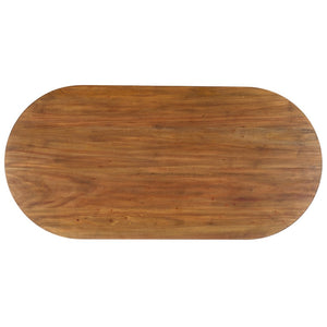 Safavieh Syura Elegant Ribbed Coffee Table - Sculptural Design With Curved Top And Flared Legs For Modern Living Natural COF2100A