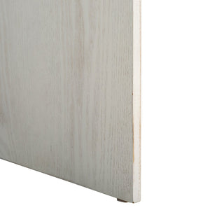 Safavieh Syura Elegant Ribbed Coffee Table - Sculptural Design With Curved Top And Flared Legs For Modern Living White Wash COF2100C