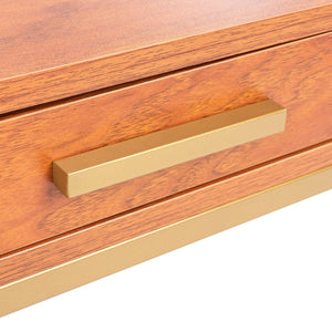 Safavieh Elaine 2-Drawer Coffee Table - Modern Glamour With Gold Accents & Spacious Storage For Stylish Living Rooms COF2201C