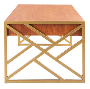 Safavieh Elaine 2-Drawer Coffee Table - Modern Glamour With Gold Accents & Spacious Storage For Stylish Living Rooms COF2201C