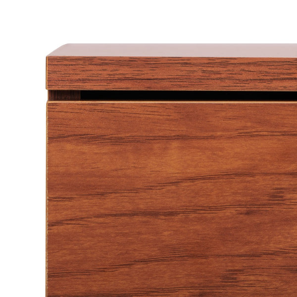 Safavieh Pine Two Drawer Coffee Table - Mid-Century Modern Design With Ample Storage For Stylish Living Rooms Natural/Gold Iron COF2238A