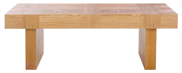 Safavieh Habana Coffee Table - Elevate Your Living Room With Rustic Charm, Style, And Spacious Functionality Natural Wood Cof2300a