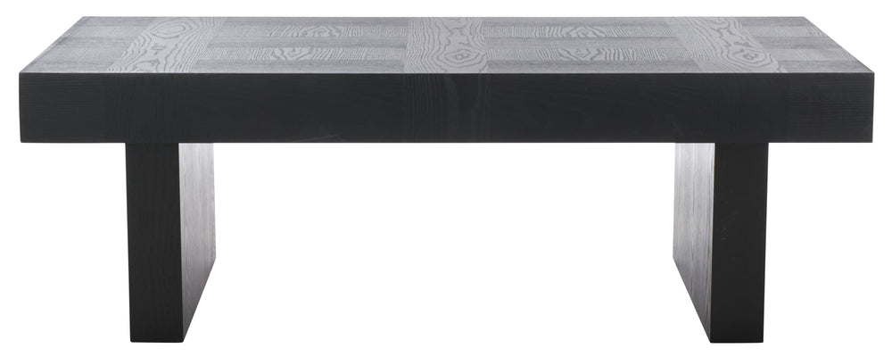 Safavieh Habana Coffee Table - Elegant Black Wood Centerpiece For Stylish Living Rooms & Durable Design Black Wood Cof2300c