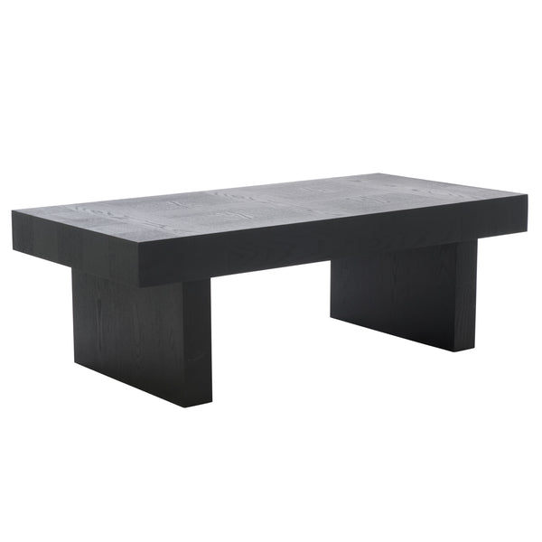 Safavieh Habana Coffee Table - Elegant Black Wood Centerpiece For Stylish Living Rooms & Durable Design Black Wood Cof2300c