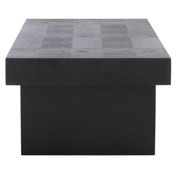 Safavieh Habana Coffee Table - Rustic Elegance With Spacious Surface For Modern Living Room Decor And Functionality Black COF2300C