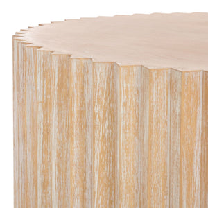 Safavieh Kanpun Coffee Table - Elegant Bleached White Wood Design For Timeless Home Décor & Style Bleached White Wood Cof2301a